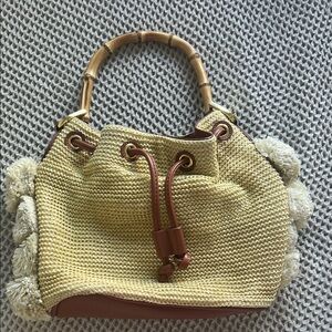 Twinset Milano Raffia Bag